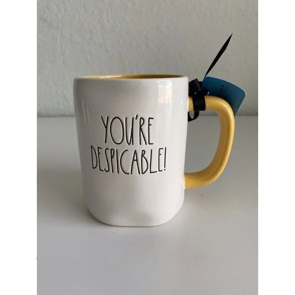 Rae Dunn- YOU’RE DESPICABLE! - Daffy Duck- Looney Tunes-Double Sided Mug- NEW - Picture 4 of 6